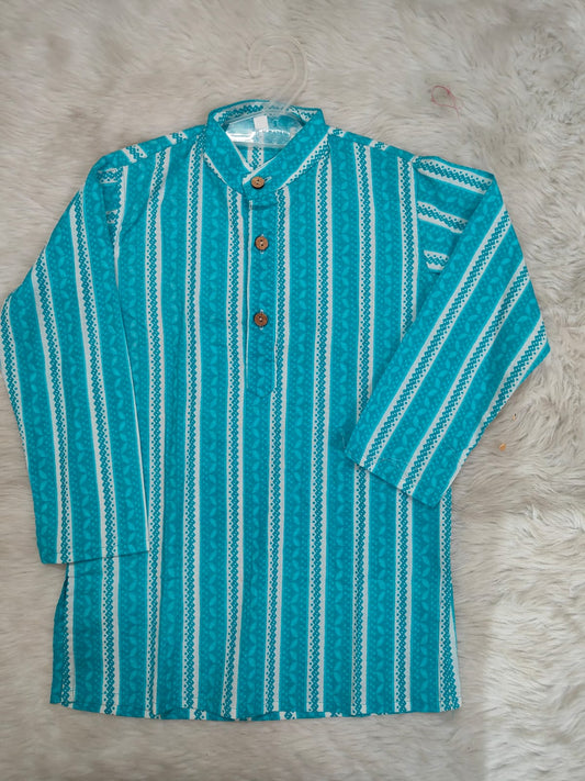 Ferozi Cotton Kurta Pajama For Kids Boy